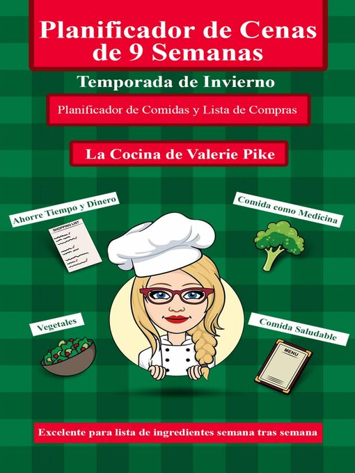 Cover image for Planificador de cenas de 9 semanas. Temporada de Invierno